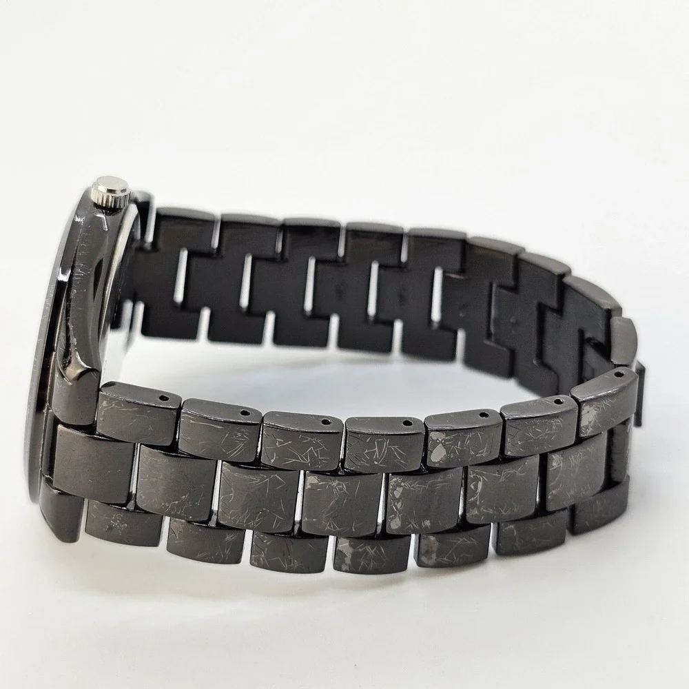 Women's Watch 40MM Black Dial Black Bracelet Band‎ 7